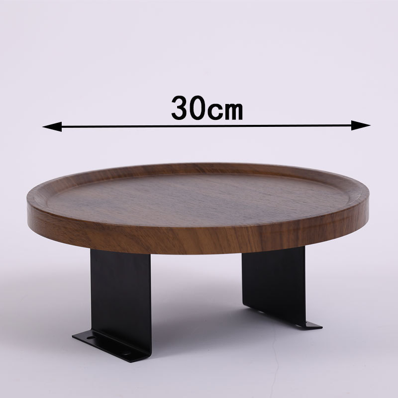 沙发扶手托盘置物板边几床头放茶水F杯收纳宿舍床边挂桌支架胡桃