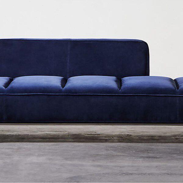 北欧轻奢布艺贵妃椅现代简约丝绒没人榻懒人躺椅网红别墅定制家具