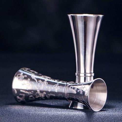 酒吧传奇 304优质不锈钢打造一体式加厚量酒器量杯 调酒器30/60ml