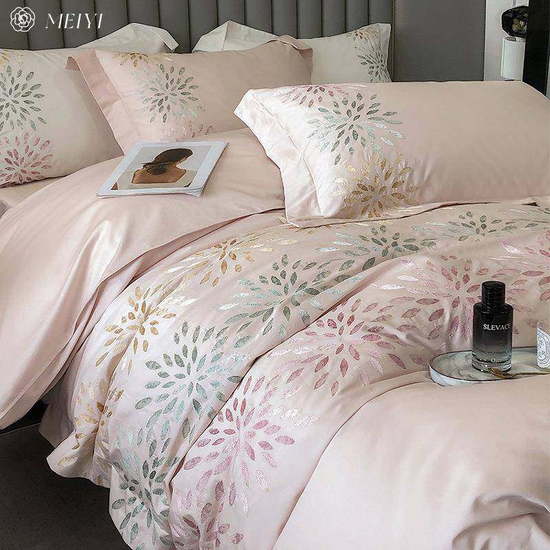 高级感刺绣100S长绒棉床单四件套全棉纯棉被套轻奢风裸睡床上用品,鲜花速递/花卉仿真/绿植园艺,割草机/草坪机,淘宝优惠券,粉丝福利购,淘宝优惠卷