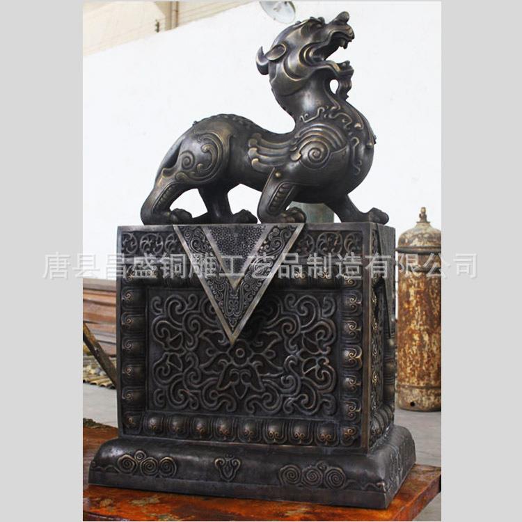 铜雕铜貔貅雕塑铜麒麟铜牛铜马铜狮子神兽铜雕摆件