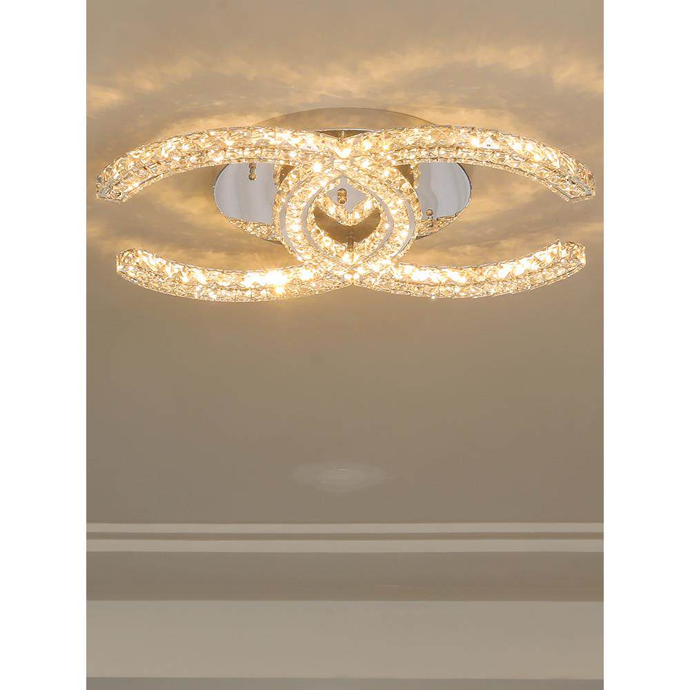 房间灯卧室灯主卧衣帽间灯具现代简约创意轻奢水晶灯吸顶灯客厅灯