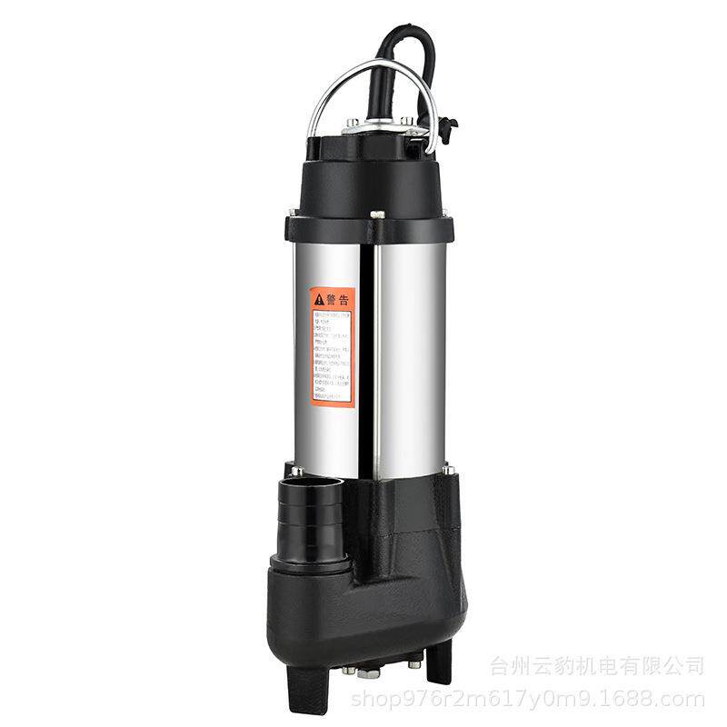 不锈钢切割污水泵排污抽粪泥220v380v抽化粪沼气杂物农田灌溉家用
