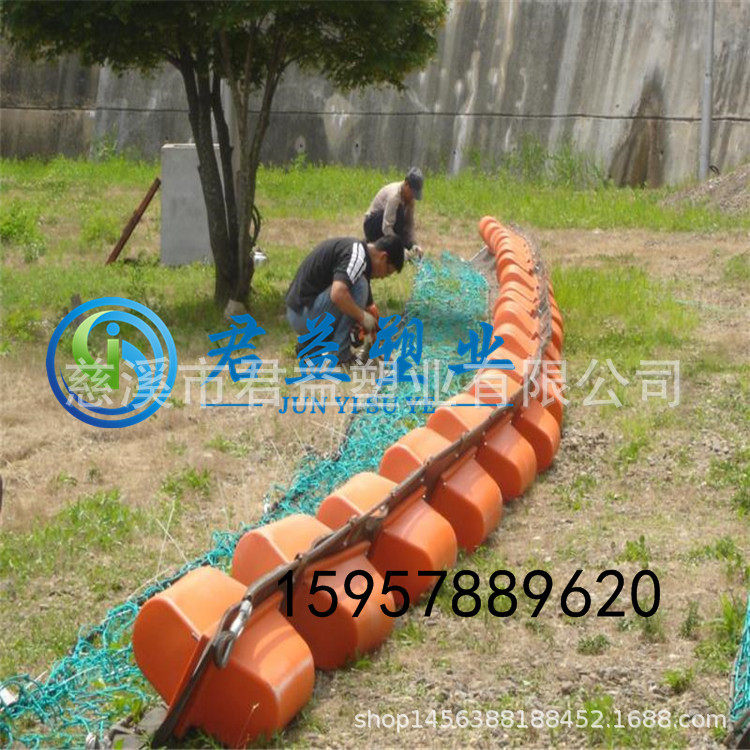 海上夹油管塑料浮体河道吸泥管道浮桶型号参数
