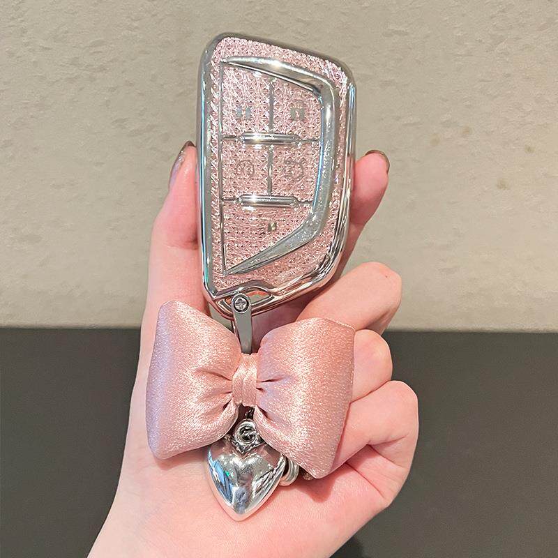 专用凯迪拉克钥匙套ct5汽车xt4壳ct6扣ct4女士gt4高级感2024款24