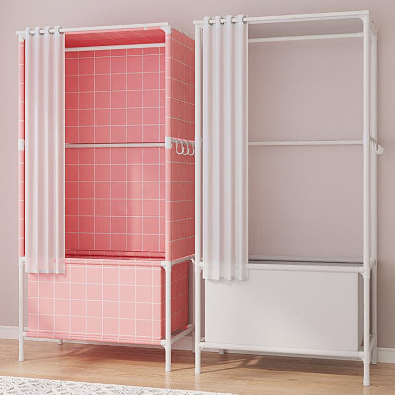 卧室床头衣架落地门口挂衣服架子宿舍简易布衣柜衣帽架收纳置物架