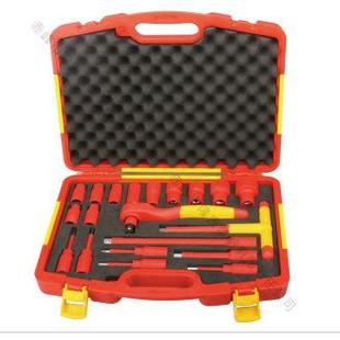 力易得20件12.5mm系列VDE绝缘套筒组套E1177