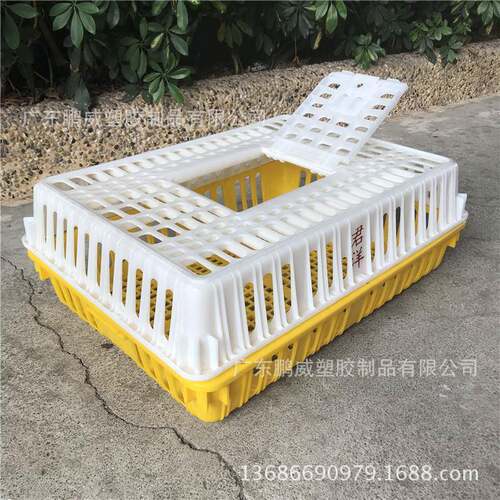 鸡笼鸭笼现货鸡笼子塑料鸡笼子运输周转鸡笼子