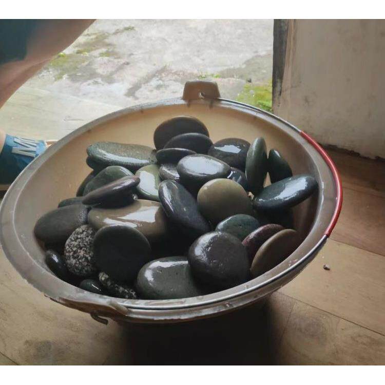 云南地区鹅卵石手绘石河北供应商儿童绘画石5-8CM