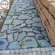 青石板碎拼直销不规则石板岩片石乱板花园景观复古铺装 乱型石