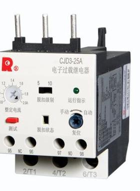 常熟开关CJD3系列电子过载继电器0.8-25A50A105A80-200A180-450A