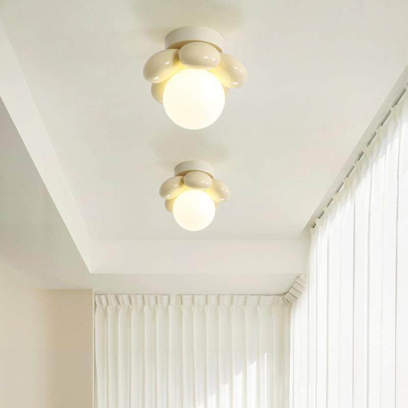 花朵阳台灯吸顶灯法式奶油风门厅入户玄关灯具走廊过道中山灯具,鲜花速递/花卉仿真/绿植园艺,割草机/草坪机,淘宝优惠券,粉丝福利购,淘宝优惠卷