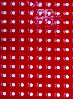 HTS-60铁路专用变色测温贴示温片温度标签测温纸不可逆测温贴片