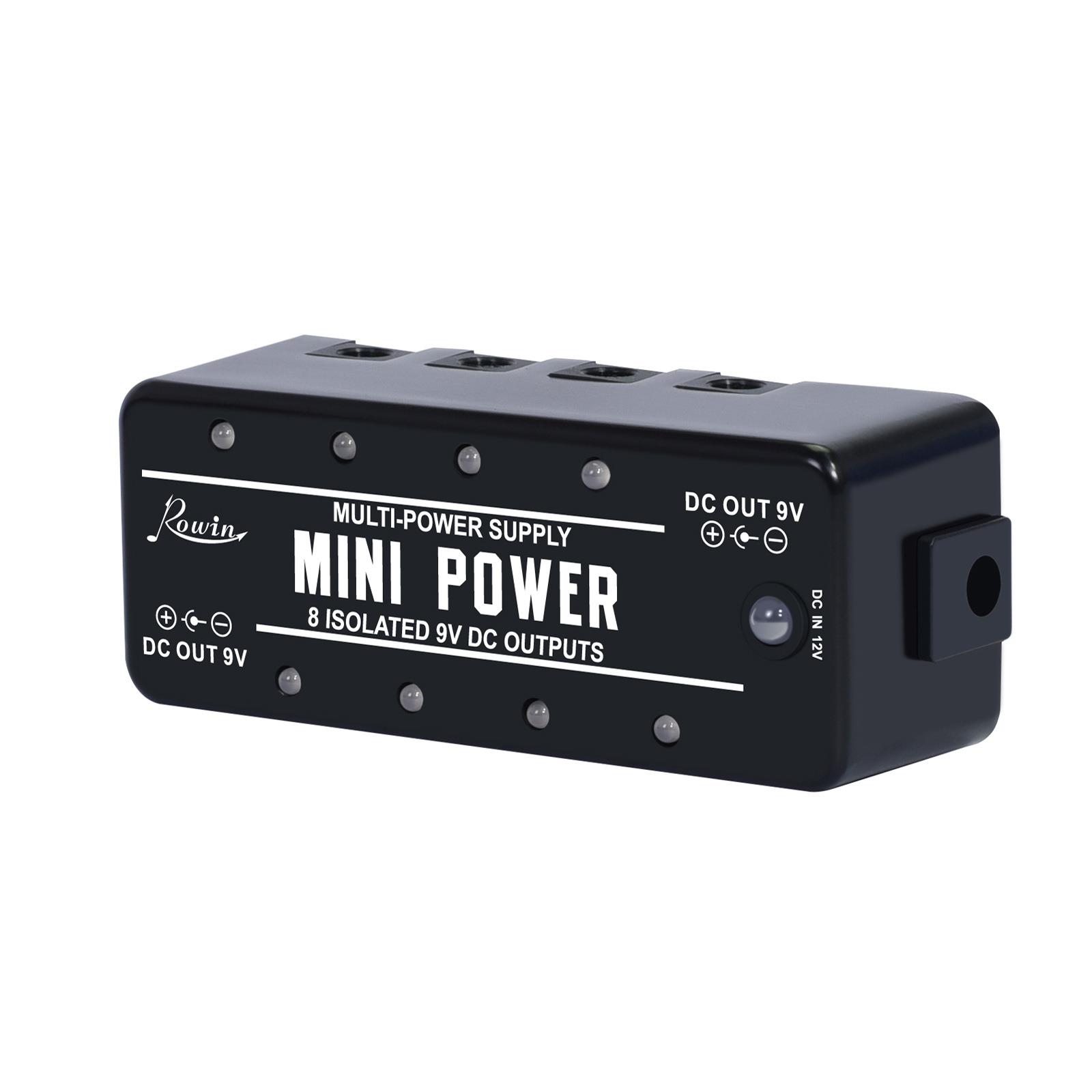 ROWIN电吉他单块效果器过载法兹失真延迟延时合唱颤音混响LEF329