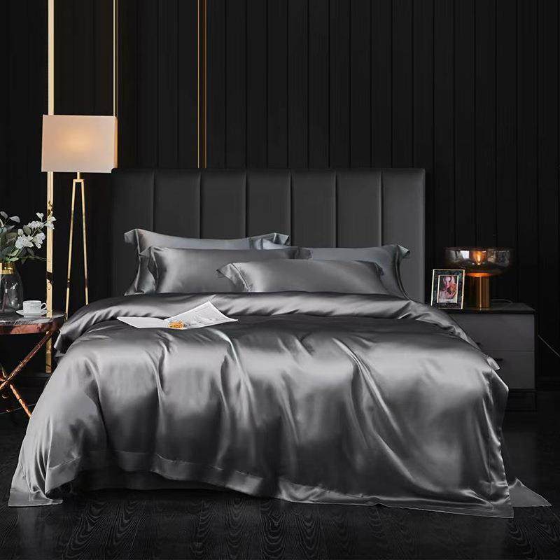 19姆米纯色双面真丝四件套简约北欧风桑蚕丝被套丝绸床单套件床品,鲜花速递/花卉仿真/绿植园艺,割草机/草坪机,淘宝优惠券,粉丝福利购,淘宝优惠卷