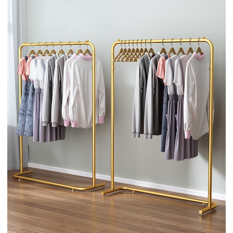 A9L简易晾衣架落地折叠阳台晒衣服架家用卧室家用晾衣杆凉衣架挂