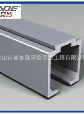 现货推拉门导轨滑门轨道2.5mm吊轨带装饰盖滑轨铝型材1001