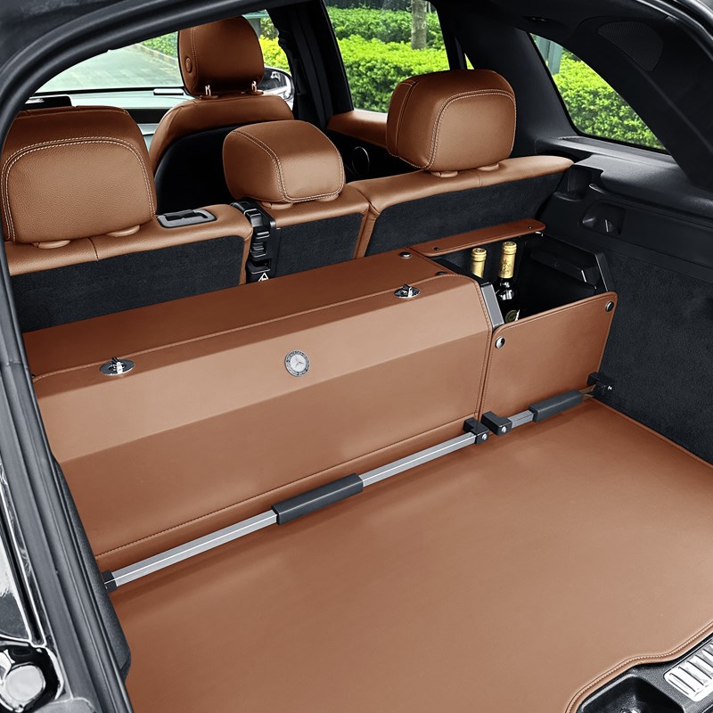 适用于奔驰迈巴赫后备箱储物箱GLS/GLE450S400S450S480尾箱收纳箱