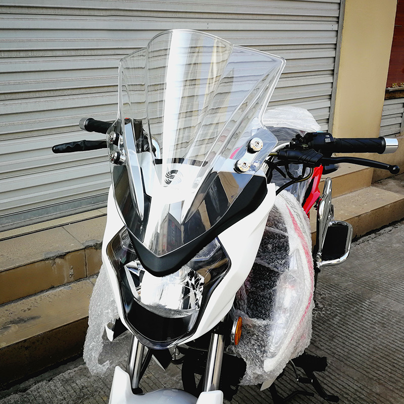 春风CF摩托车150NK 狒狒ST改装前挡风玻璃风板 风挡罩挡风玻璃