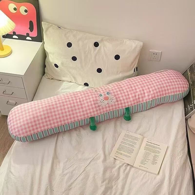 床边挡枕长条抱枕睡觉可拆t洗爱卧室宿舍夹腿枕头侧睡靠垫男生靠