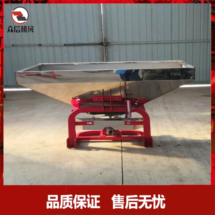 拖拉机悬挂不锈钢撒肥机大容量塑料撒肥器大型农田种植撒肥施肥