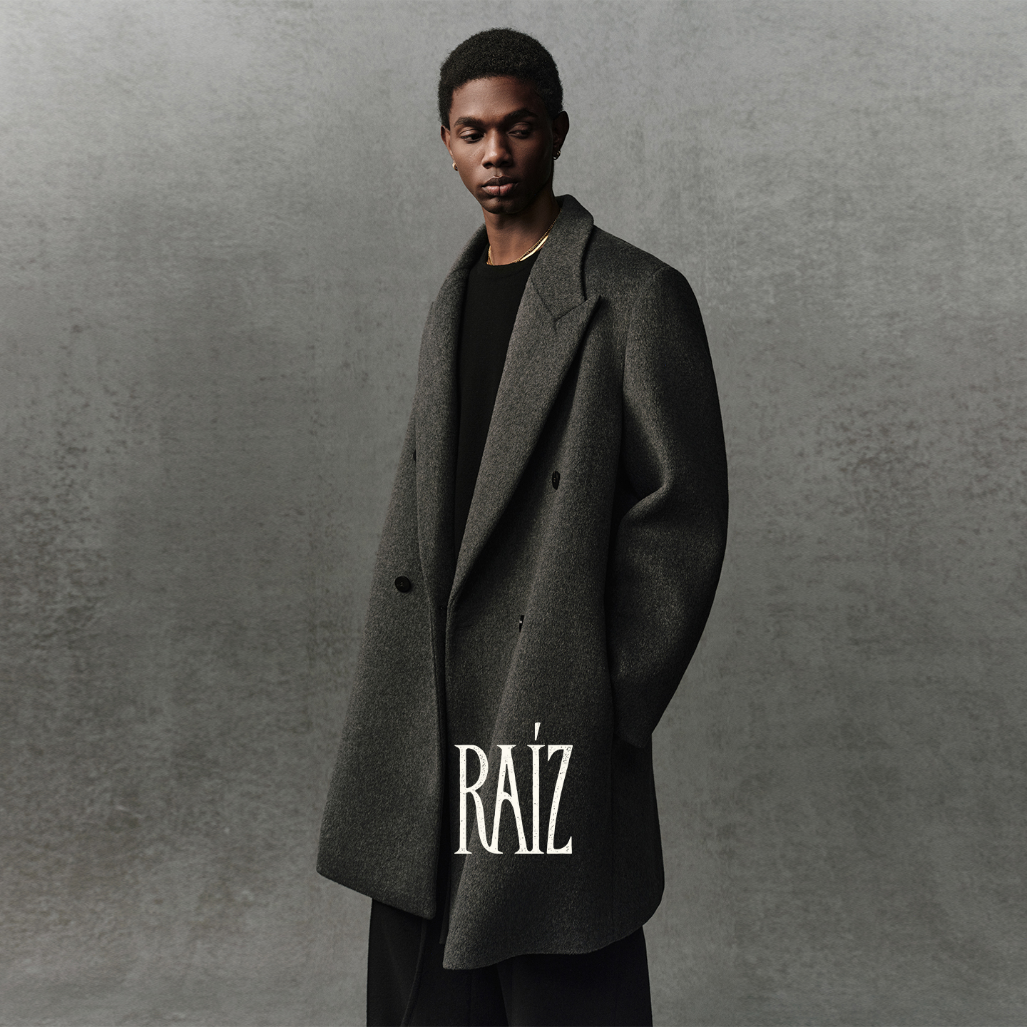 960G双面呢70%羊毛混纺面料大衣