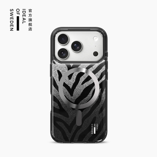 iDeal Of Sweden瑞典理想 神秘斑马纹手机壳Zebra Mystique适用苹果iPhone17/Pro/Max全包MagSafe磁吸保护套