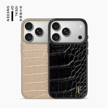 iDeal Of Sweden瑞典理想 鳄鱼纹手机壳Vegan Leather适用苹果iPhone17/Pro/Max全包MagSafe磁吸素皮保护套