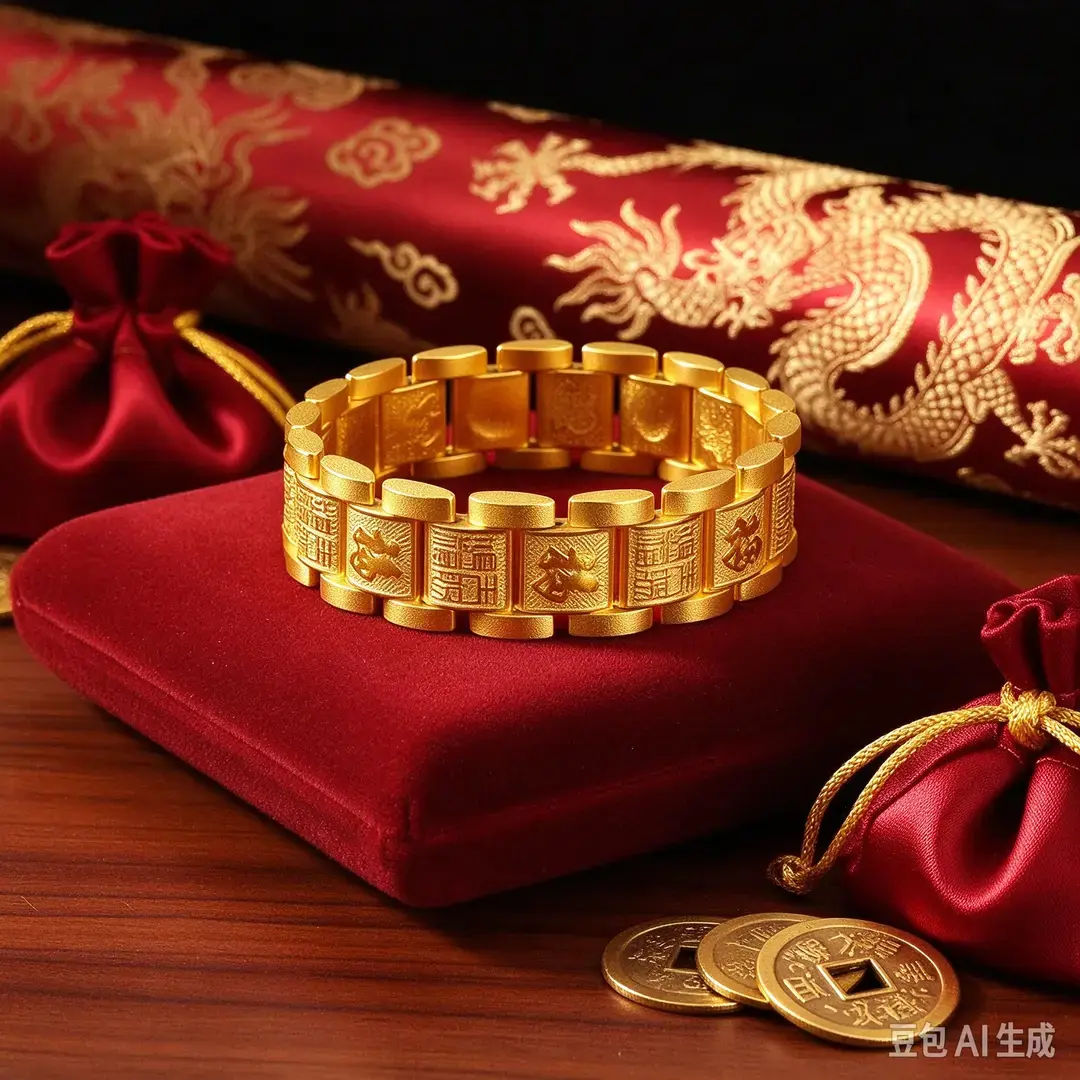 天赐鸿福手链男款中国风简约百搭