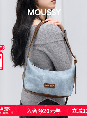 【新年礼物】MOUSSY Geek Chic系列托特包包女士腋下包通勤斜挎包