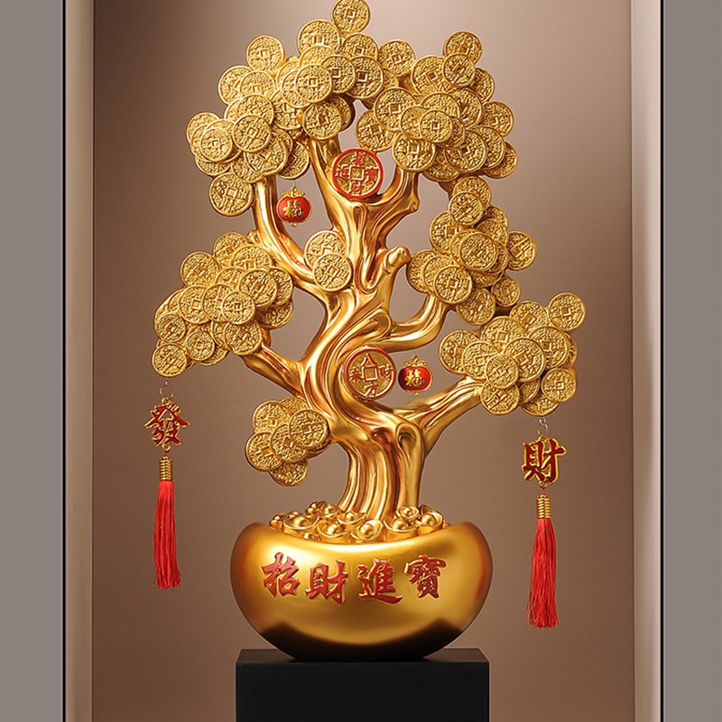 采购产品摇钱树,大型落地式装饰品,客厅z电视柜,办公室乔迁之喜,
