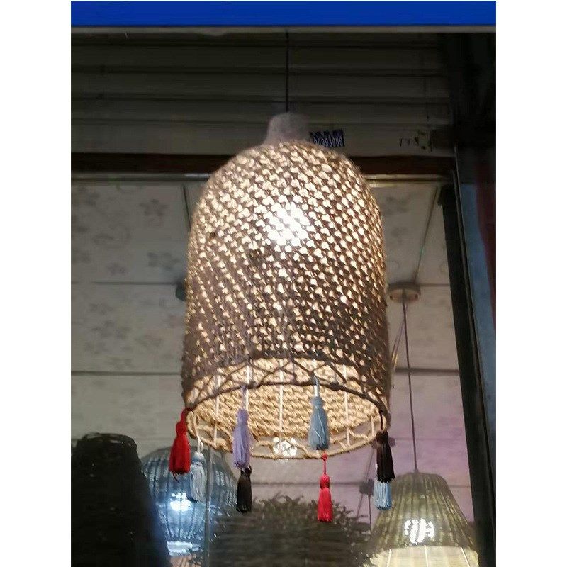 颍上县田园乡村j风格竹藤竹编吊灯日式吊灯餐厅吧阳台田园风格竹,家装灯饰光源,客厅吊灯,淘宝优惠券,粉丝福利购,淘宝优惠卷