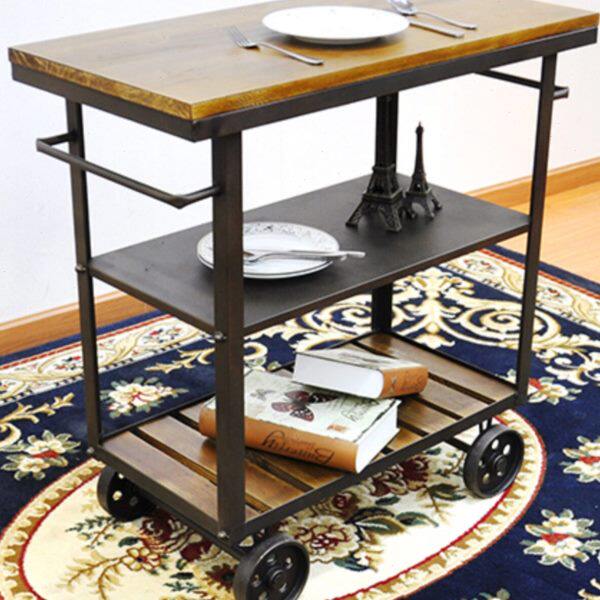 包邮三层碗席车酒送餐餐厅车车点心糕点美容车移动收饭店推车酒水