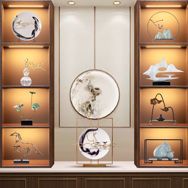 新中式家居摆设j样板房间软装饰品茶室客厅酒柜玄关博古架摆件,特色手工艺,其他特色工艺品,淘宝优惠券,粉丝福利购,淘宝优惠卷