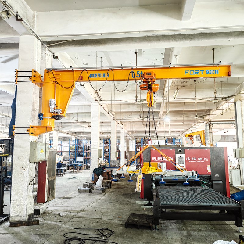 厂家大量供应热销款电动旋转360度电M动旋转0.5T墙臂吊