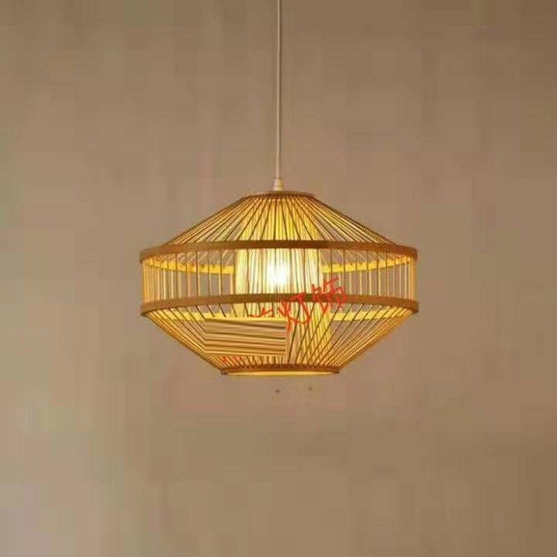 竹艺灯笼吊灯日式茶室禅意田园风格客厅K特色餐厅榻榻米竹艺吊灯,家装灯饰光源,客厅吊灯,淘宝优惠券,粉丝福利购,淘宝优惠卷