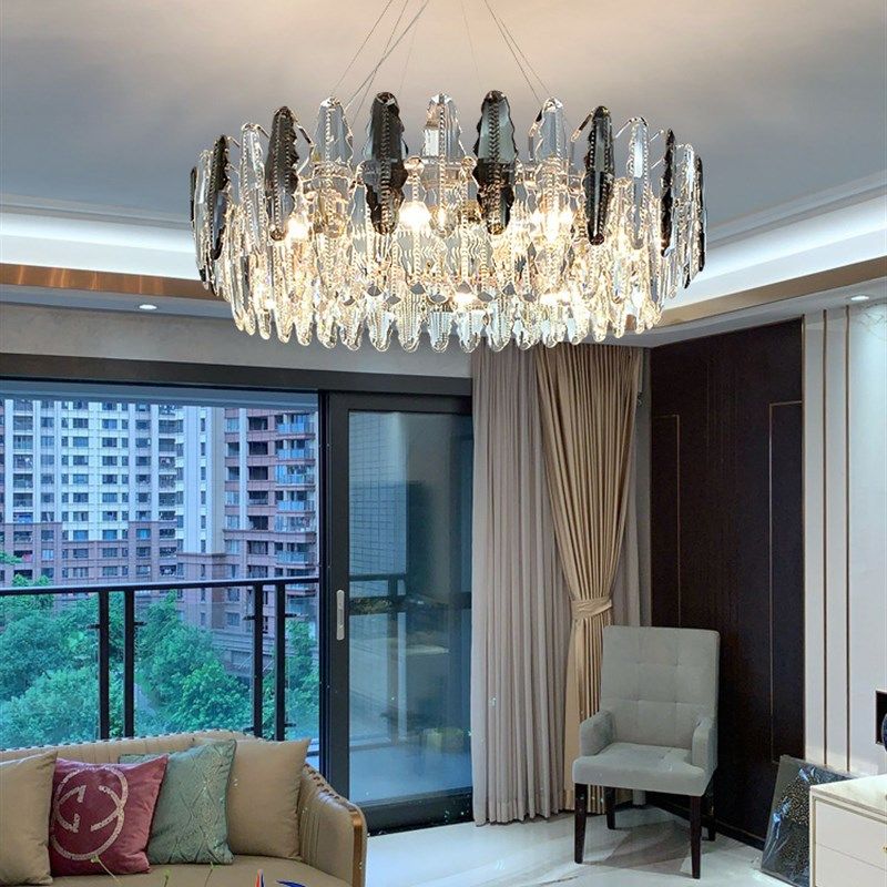 轻奢吊灯水d晶吊灯客厅灯简约现代大气餐厅灯2022年新款后现代灯,家装灯饰光源,客厅吊灯,淘宝优惠券,粉丝福利购,淘宝优惠卷