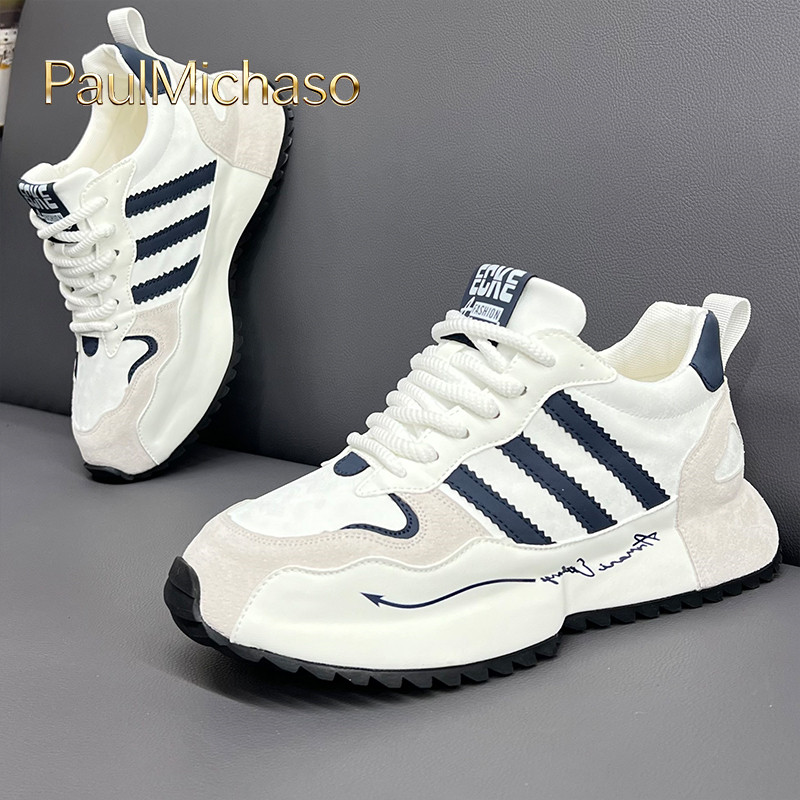 老爹鞋男士2025新款冬季男鞋厚底增高阿甘鞋防滑运动休闲鞋子男款