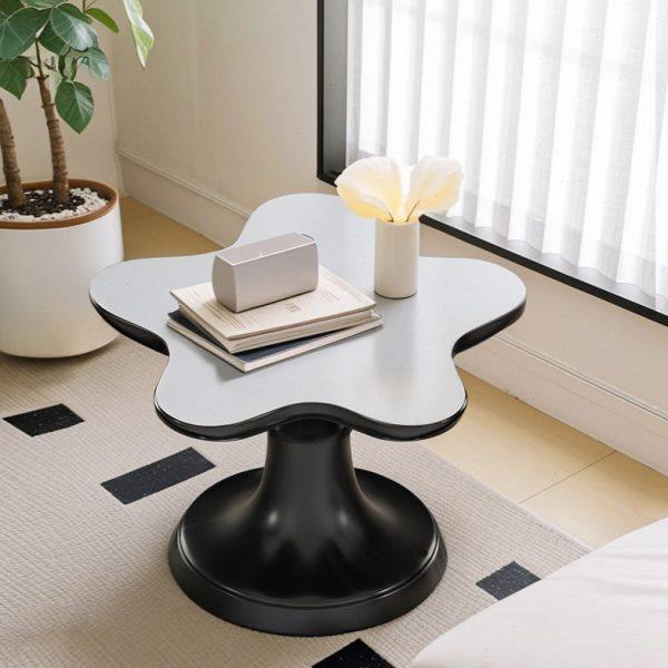 中古风客厅落地摆件梅花型茶几家用角几沙发旁边桌花瓣小户型边几,家居饰品,落地摆件,淘宝优惠券,粉丝福利购,淘宝优惠卷