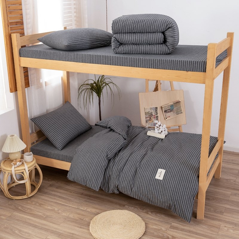 大学生宿舍床单人三件套床上用品被褥全套一N整套被套被子四件套