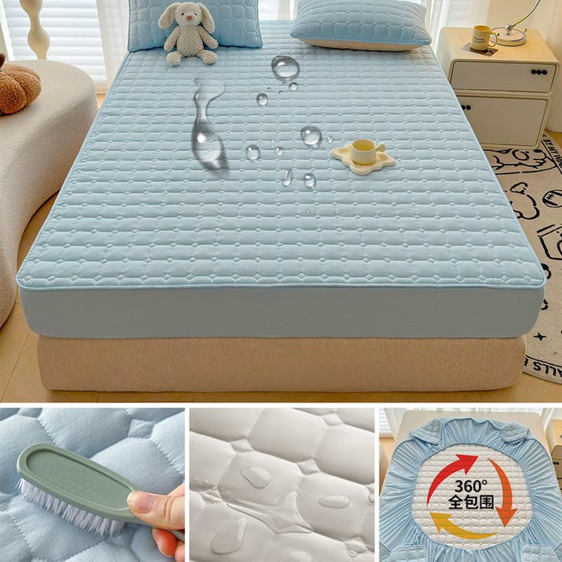 防水床笠隔尿床罩床套床垫保护罩床单套夹棉2024S新款四季通用全