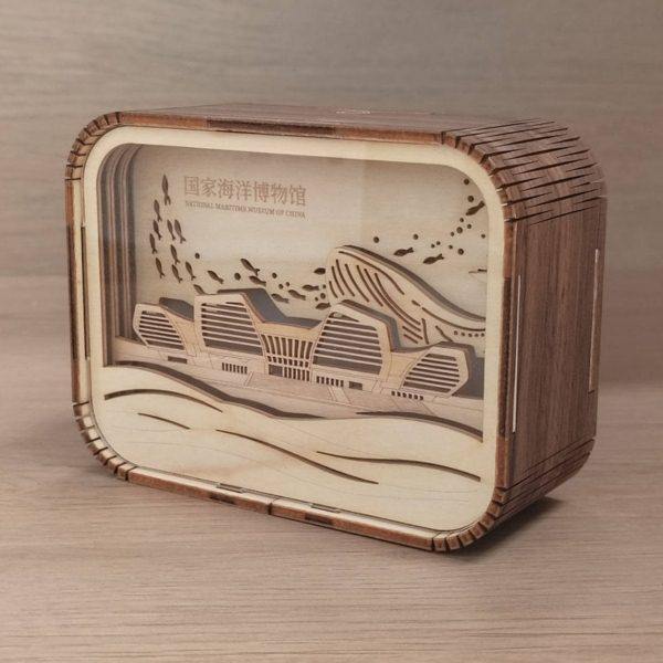 国潮木雕灯木质雕刻立体小夜灯国家海洋博物馆创意七夕文创礼物新,节庆用品/礼品,文化创意纸雕灯,淘宝优惠券,粉丝福利购,淘宝优惠卷