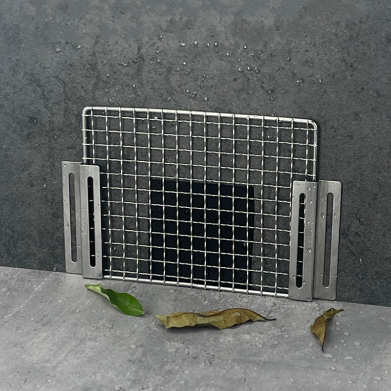 不锈钢下水道过滤网阳台侧墙侧面排水活动抽拉篦子防老鼠网格地漏