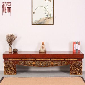 老榆木条凳明清古典家具长凳仿古雕花实木凳门板复古餐凳长条凳子