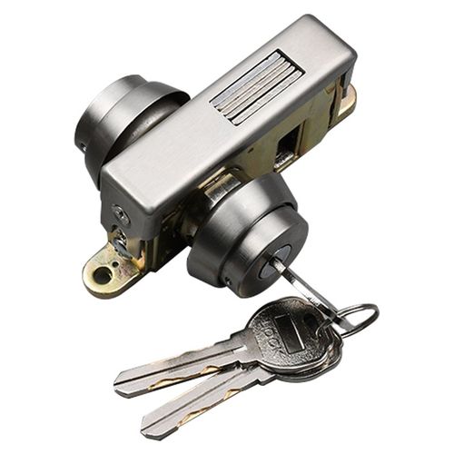 铝合金门框地锁断桥铝有框玻璃门锁不锈钢地弹簧门隐形门锁铁门锁