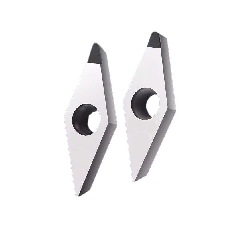 铝用PCD刀粒轮毂拉丝VCGT VBGT110302 160404高光R0.1刀尖去刀纹