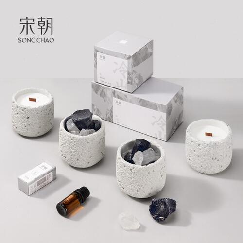 【宋朝】冷山系列扩香石香薰蜡烛