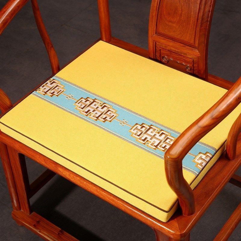 新中式座椅垫红木沙发椅子坐垫实木太师圈椅官帽茶桌椅垫乳胶棕垫,居家布艺,椅垫,淘宝优惠券,粉丝福利购,淘宝优惠卷