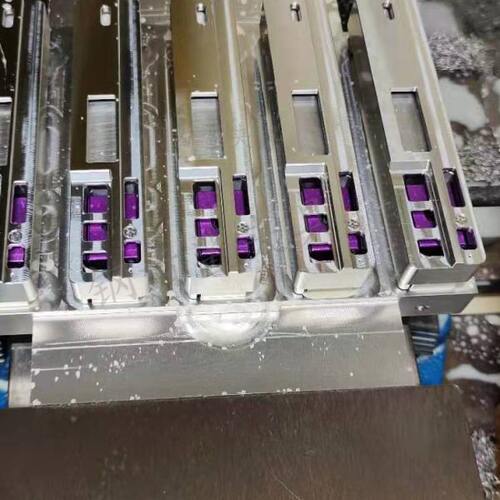 OK夹具钢齿鲨工装双面侧固内撑精密CNC数控虎钳治多位轻巧底部锁
