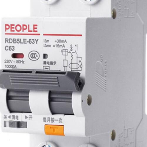 人民电器 小型漏电断路器RDB5LE-63Y/2P小体积空气开关 量大价优